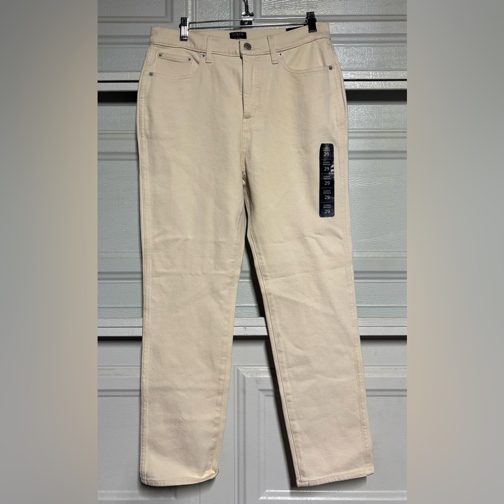 J. Crew Classic Vintage Cream Jeans